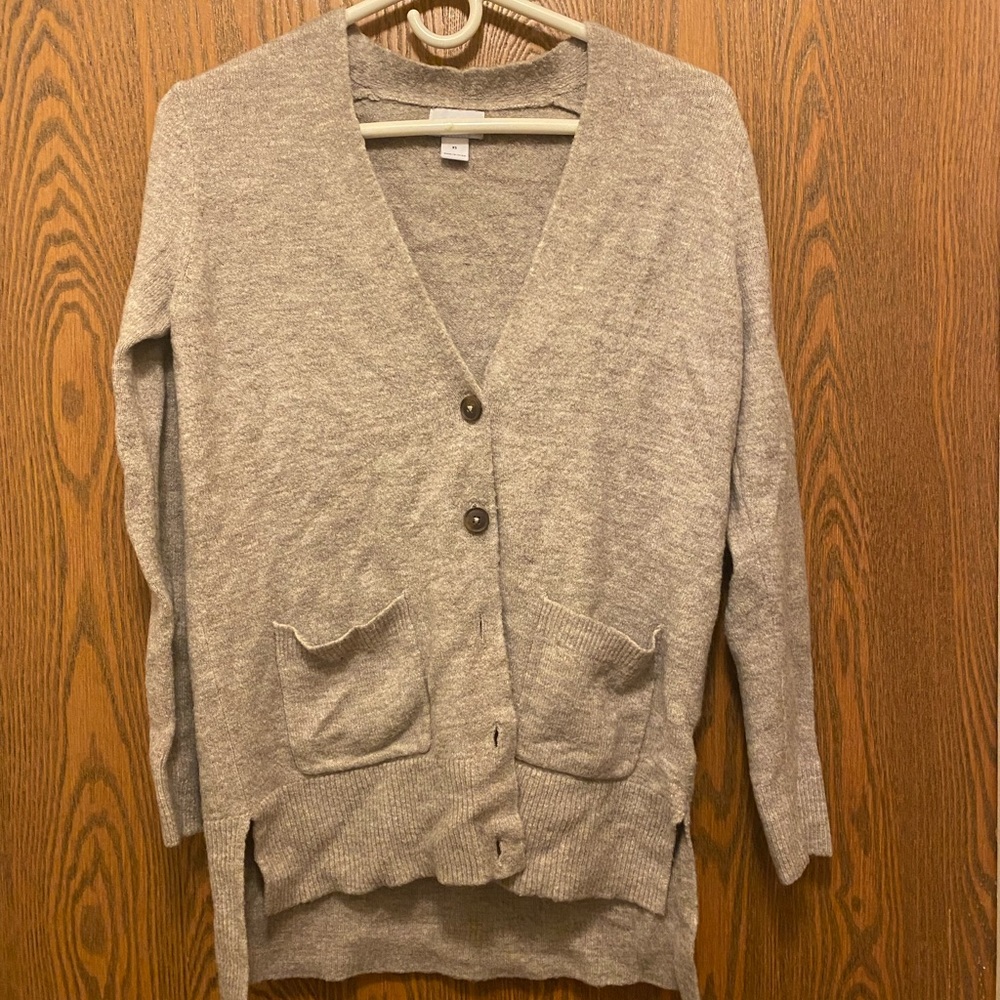 OLD NAVY OATMEAL CARDIGAN